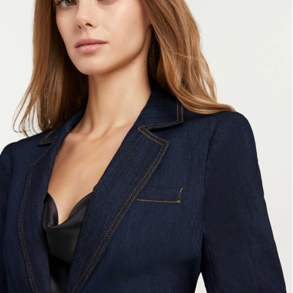 Cinq A Sept Denim Khloe Blazer Size 6